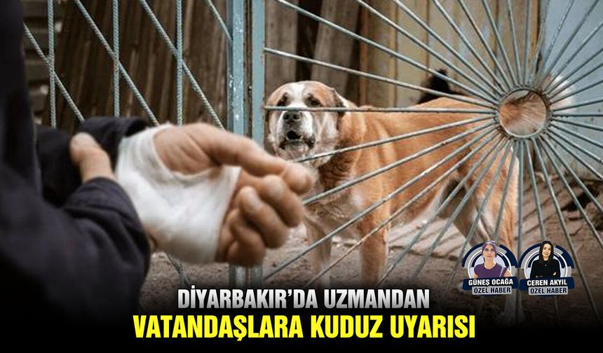 Diyarbakır’da uzmandan vatandaşlara kuduz uyarısı