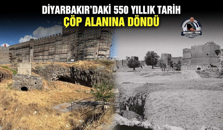 Diyarbakır’daki 550 yıllık tarih, çöp alanına döndü