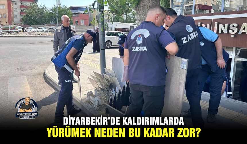 Diyarbekir’de kaldırımlarda yürümek neden bu kadar zor?