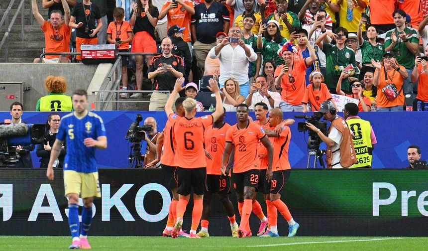 FIFA 2026 Dünya Kupası: Hollanda: 5 - İsveç: 1
