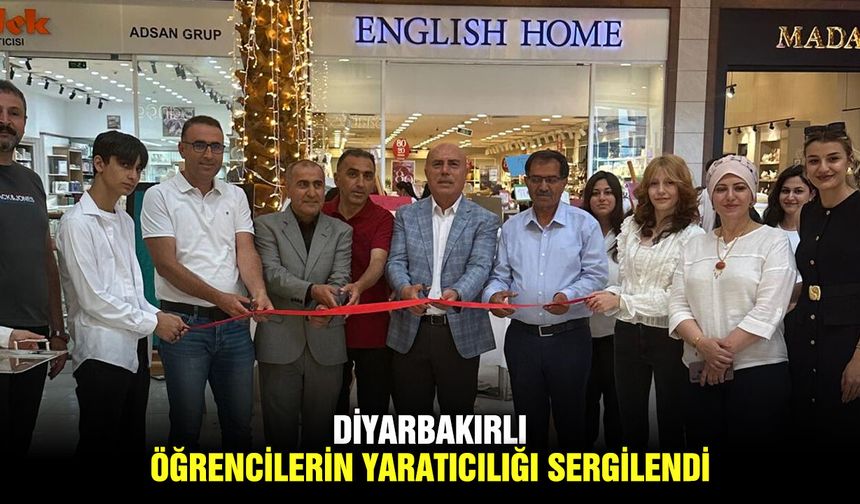 Diyarbakırlı öğrencilerin yaratıcılığı sergilendi