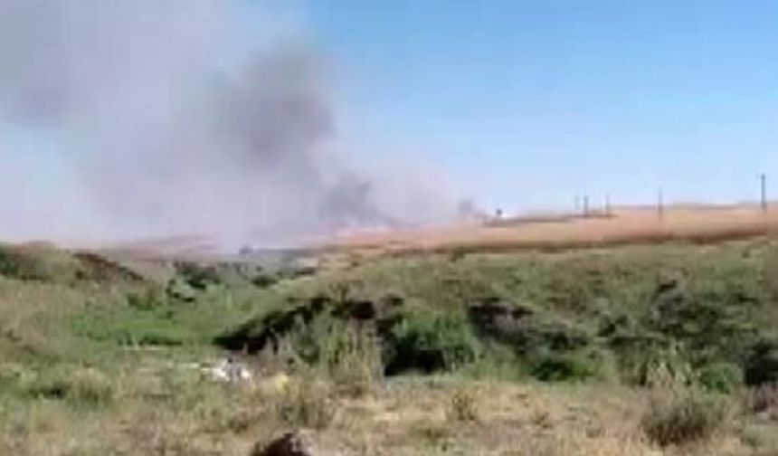 Diyarbakır'daki yangının çıkış sebebi herkesi şaşırttı; Çiftçiler çok dikkat etsin