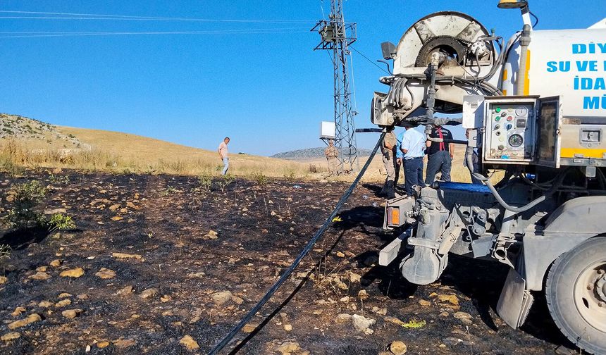 Silvan'daki yangın kontrol altına alındı