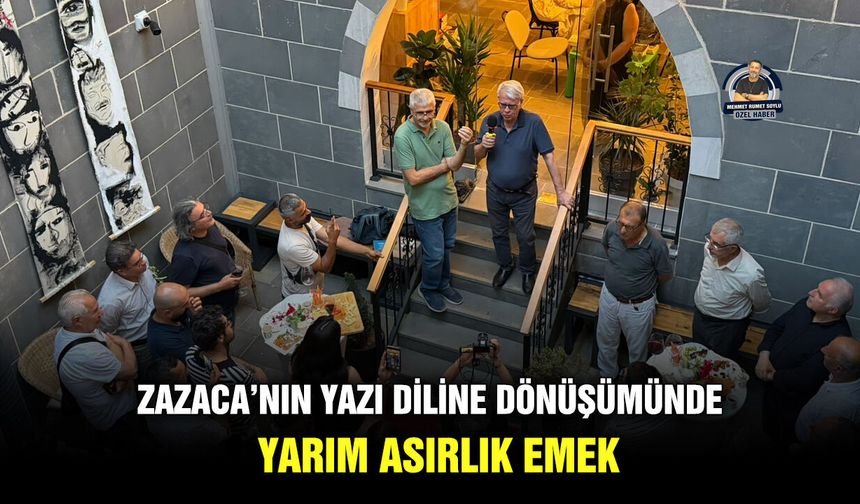 Zazaca’nın yazı diline dönüşümünde yarım asırlık emek