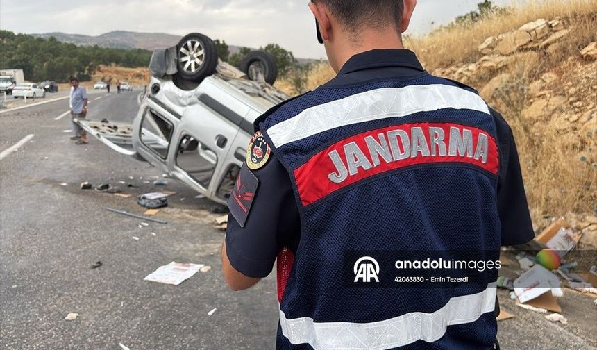 Adıyaman'daki kazada 5 yaralı