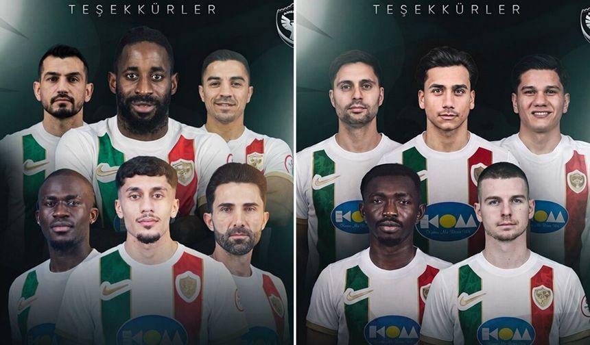 Amedspor’dan ayrılan futbolculara başarı dilekleri