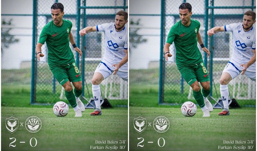 Amedspor hazırlık maçında ikiledi