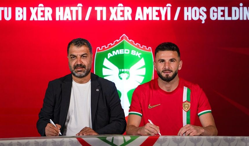 Amedspor Lumbardh Dellova ile imzaları attı