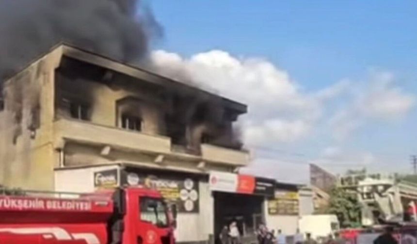 Gaziantep'te yangını