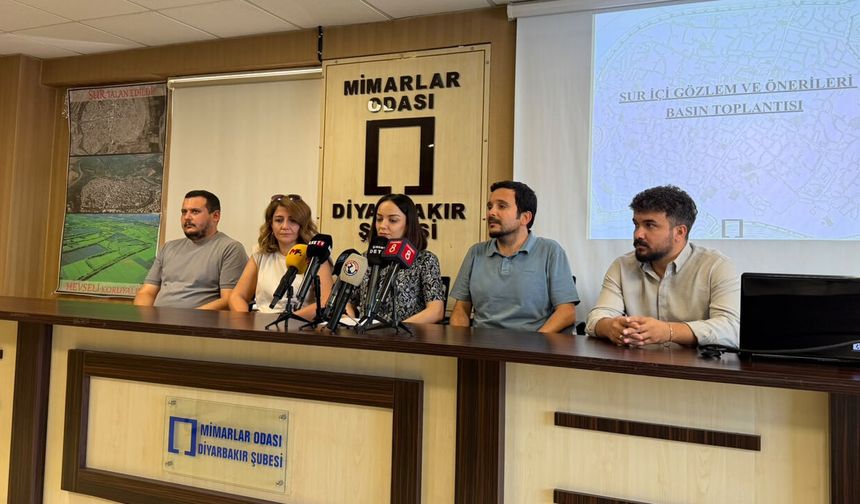 Diyarbakır, TMMOB’den Suriçi için kritik uyarı