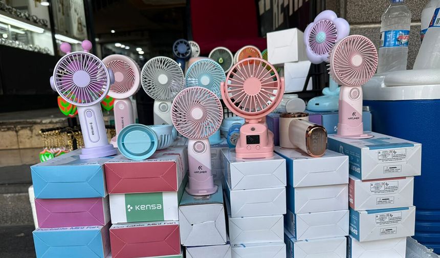 Diyarbakır’da kavurucu sıcaklara karşı minipervane