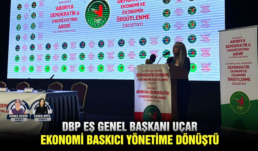 DBP Eş Genel Başkanı Uçar: Ekonomi baskıcı yönetime dönüştü