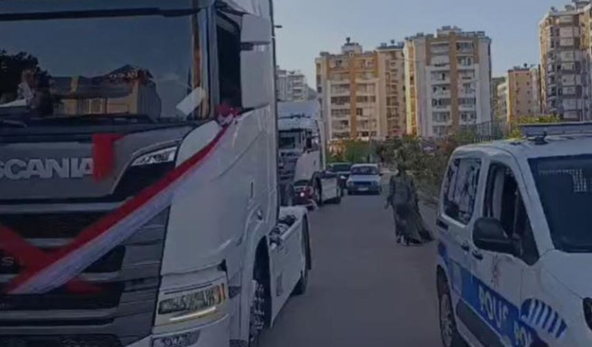 Havalı korna çalan 8 kamyon sürücüsüne 168 bin TL ceza