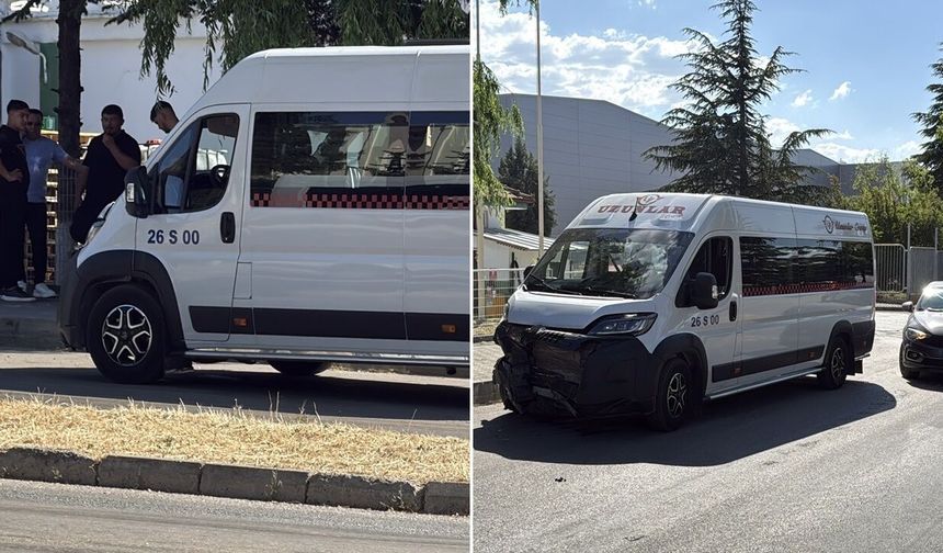 İşçi servisi otomobille çarpıştı: 11 yaralı