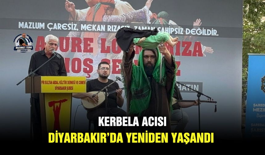 Kerbela acısı Diyarbakır’da yeniden yaşandı