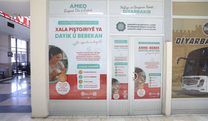 Diyarbakır otogarında bebekli anneler için özel hizmet odası