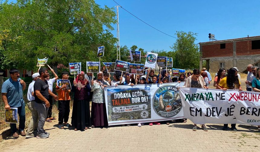 Diyarbakır'da GES projesine karşı köylüler ayakta: Yaşam kaynağımız yok edilmek isteniyor