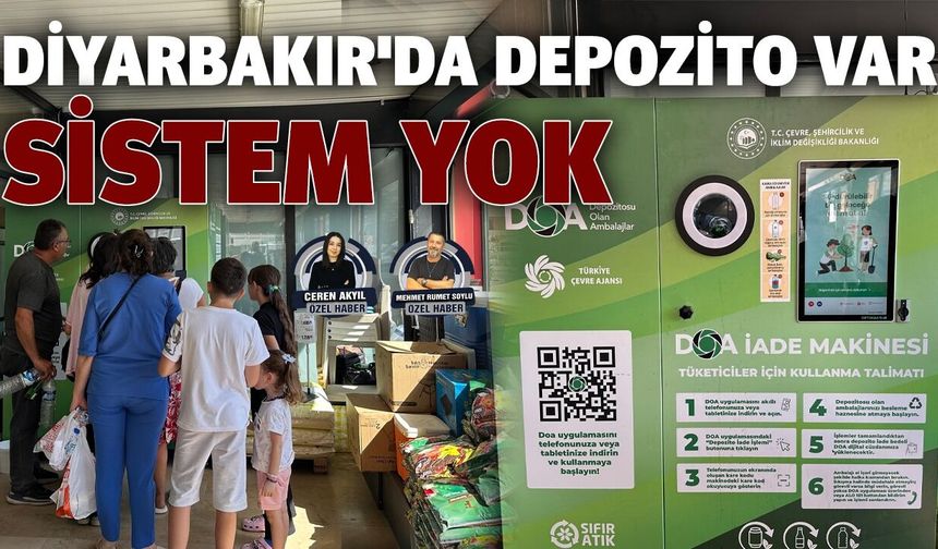 Diyarbakır'da depozito var, sistem yok
