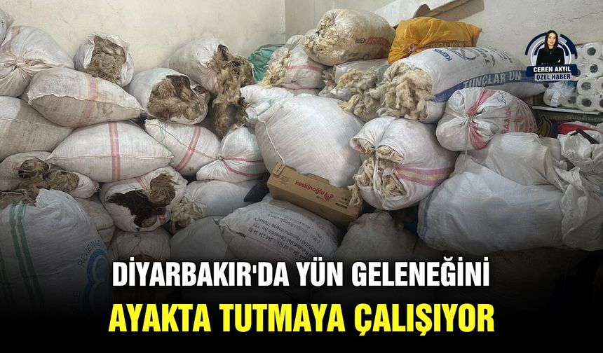 Diyarbakır'da yün geleneğini ayakta tutmaya çalışıyor