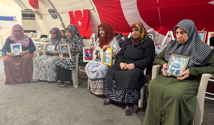 Diyarbakır'da nöbet tutan aileler yeni süreçten umutlu; çocuklarına çağrı yaptılar