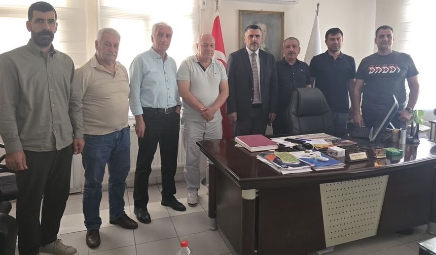 Güneydoğu Gazeteciler Cemiyeti’nden Amatör Spor Kulüpleri Federasyonu’na ziyaret