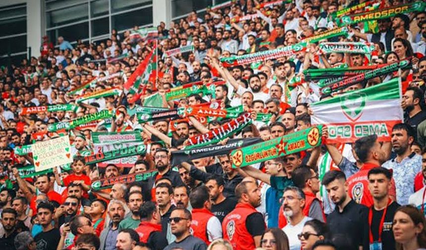 Amedspor’dan taraftarlara çağrı: “Coşkumuz yüksek, duruşumuz örnek olsun”