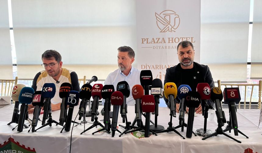 Amedspor basın karşısında