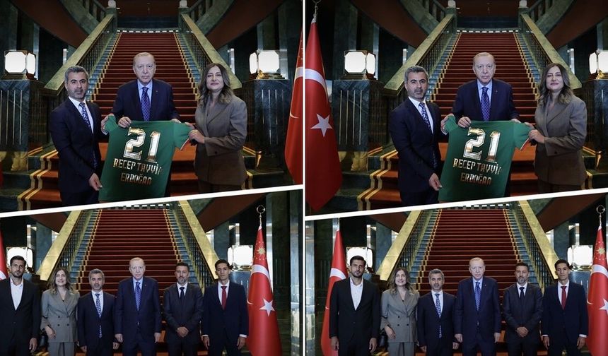 Amedspor heyeti Erdoğan ile görüştü