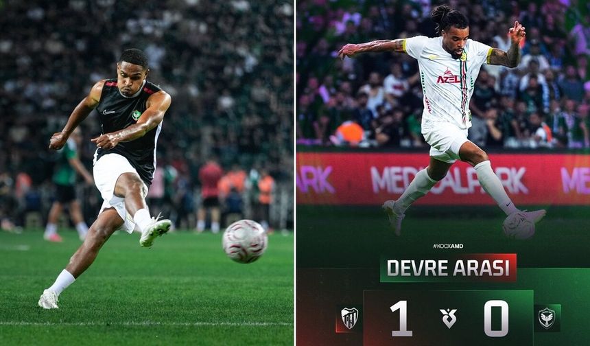 Amedspor ilk yarıyı yenik kapadı