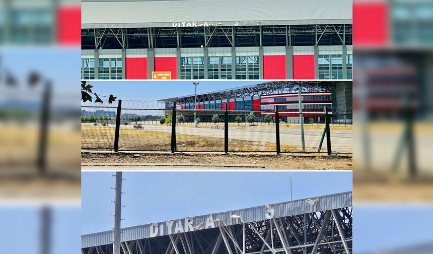 Amedspor maçı öncesi Diyarbakır Stadyumu’ndaki kırık yazıya tepki
