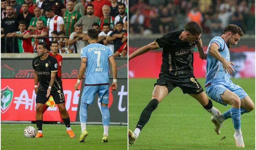 Amedspor Trabzonspor karşılaşmasında ikinci yarı başladı