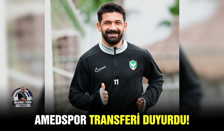 Amedspor transferi duyurdu!