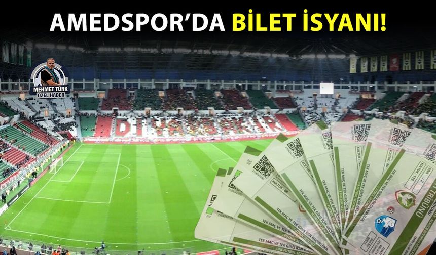 Amedspor’da bilet isyanı!