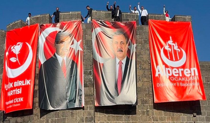 Diyarbakır Surlarında Büyük Birlik Partisi posterleri