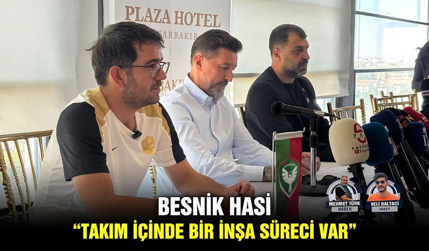 Besnik Hasi: “Takım içinde bir inşa süreci var”