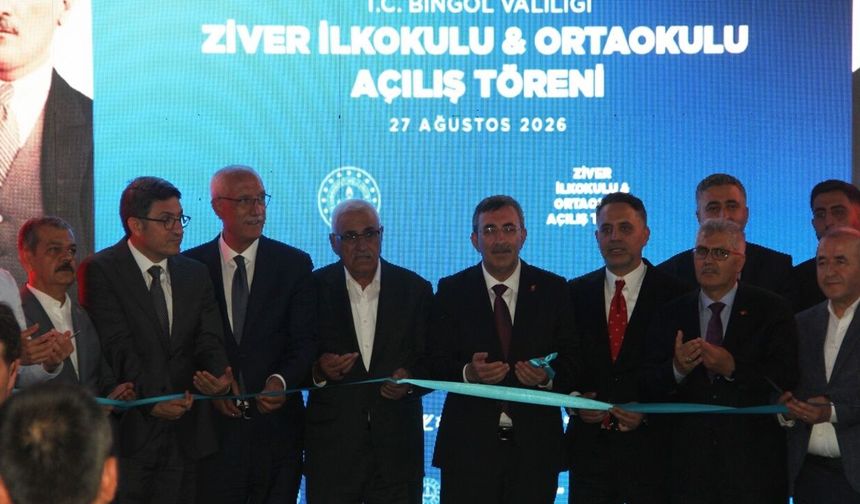 Cumhurbaşkanı Yardımcısı: Bingöl'e 222 yeni derslik kazandıracağız