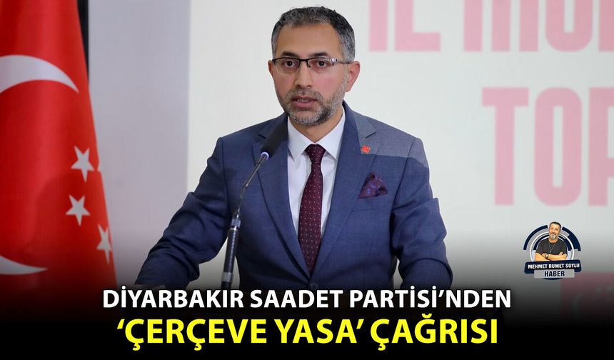 Diyarbakır Saadet Partisi’nden ‘Çerçeve Yasa’ çağrısı
