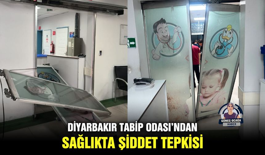 Diyarbakır Tabip Odası’ndan sağlıkta şiddet tepkisi