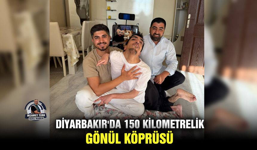 Diyarbakır'da 150 kilometrelik gönül köprüsü