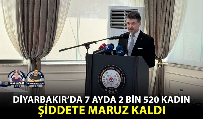 Diyarbakır’da 7 ayda 2 bin 520 kadın şiddete maruz kaldı
