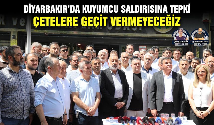 Diyarbakır’da kuyumcu saldırısına tepki: Çetelere geçit vermeyeceğiz
