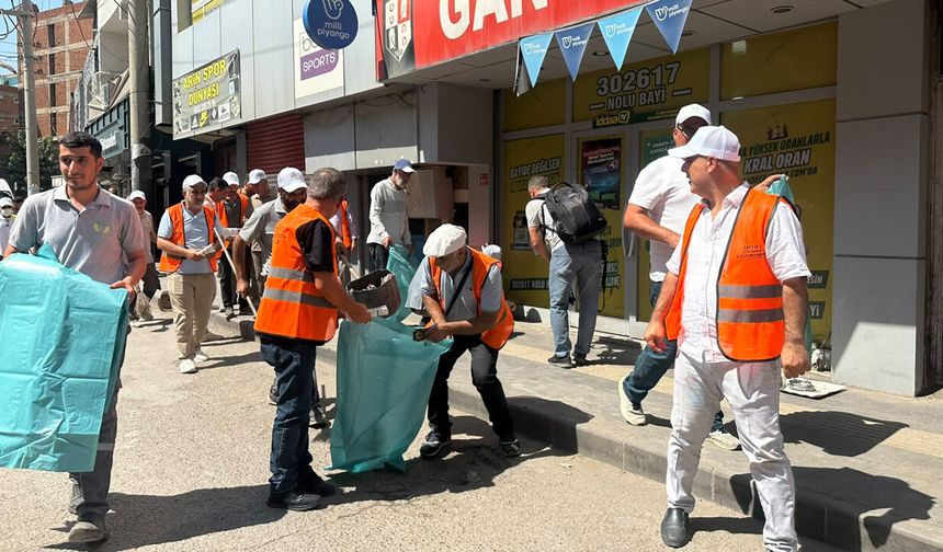 Diyarbakır’da temizlik seferberliğinin startı Dörtyol’da verildi