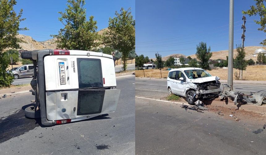 Diyarbakır’da trafik kazası: 2 yaralı