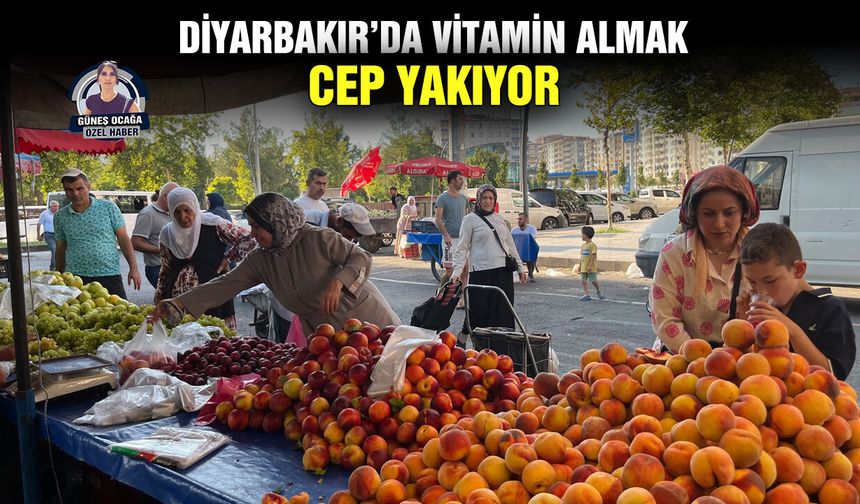 Diyarbakır’da vitamin almak cep yakıyor