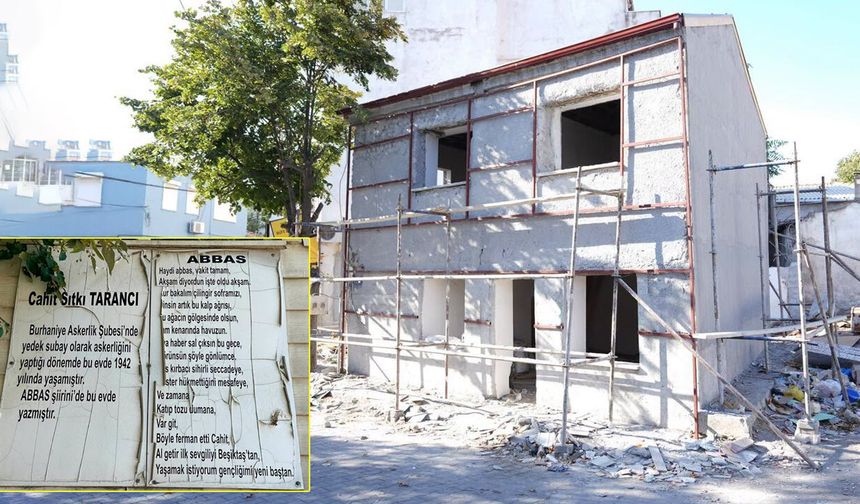 Diyarbakırlı ünlü şairin Burhaniye’deki evi müze oluyor
