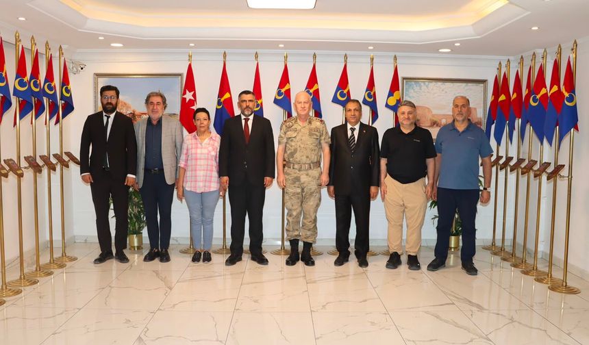 GGC’den Diyarbakır İl Jandarma Komutanına ziyaret