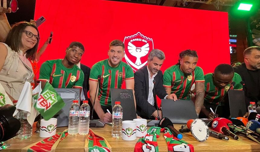 Amedspor’un kadrosuna kattığı 5 yeni isim