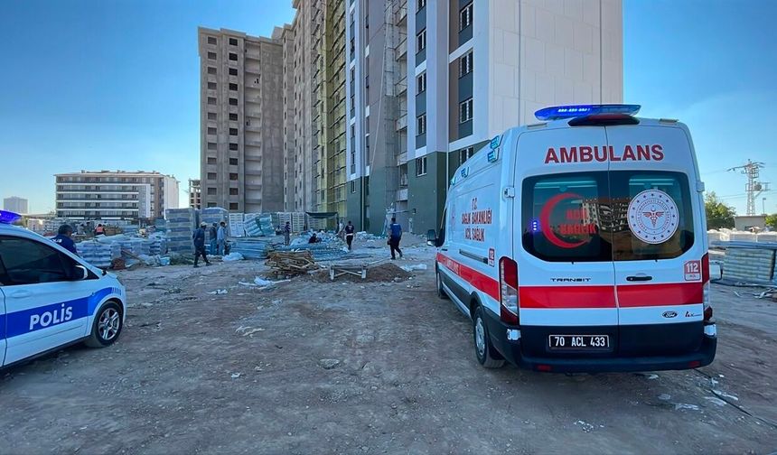 İnşaat işçisi 12'nci kattan düşerek hayatını kaybetti