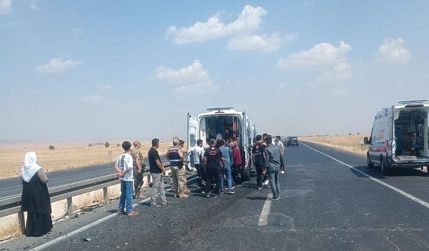 Mardin'deki kazada 6 kişi yaralandı