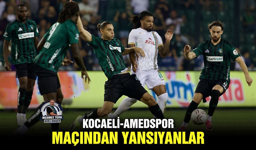 Kocaeli-Amedspor maçından yansıyanlar